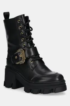 Versace Jeans Couture botine culoarea negru, cu toc drept, 79VA3S86 71570 899 imagine