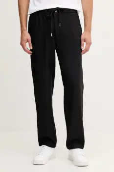 Versace Jeans Couture pantaloni culoarea negru, drept, 79GAA100 N0136 imagine