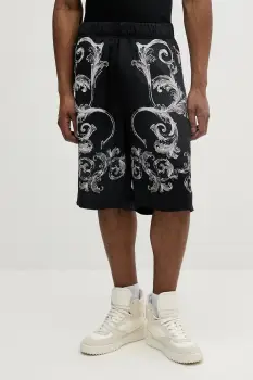 Versace Jeans Couture pantaloni scurti culoarea negru, 78GAD10B NS626 imagine