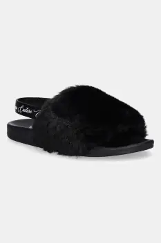 Versace Jeans Couture papuci culoarea negru, 79VA3SQ6 ZS359 899 imagine