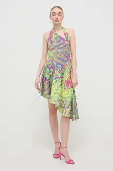 Versace Jeans Couture rochie mini, evazati imagine