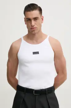 Versace Jeans Couture tricou culoarea alb, 78GAH614 J0198 imagine