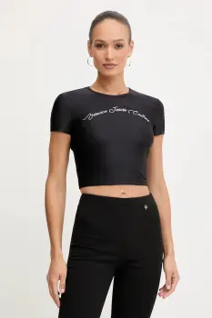 Versace Jeans Couture tricou culoarea negru, 79HAH6A2 N0008 imagine