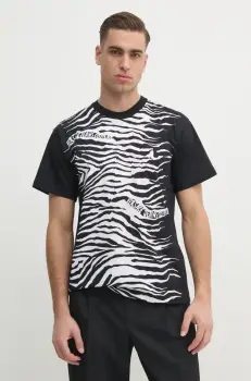 Versace Jeans Couture tricou din bumbac barbati, culoarea negru, modelator, 78GAH6RZ JS463 imagine