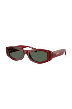 Versace ochelari de soare femei, culoarea bordo, 0VE4487 imagine