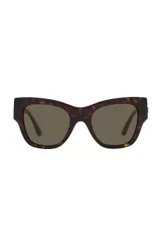Versace ochelari de soare femei, culoarea maro imagine