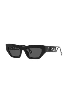 Versace ochelari de soare femei, culoarea negru imagine