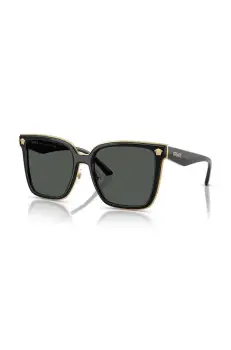 Versace ochelari de soare femei, culoarea negru, 0VE2278D imagine
