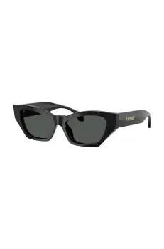 Versace ochelari de soare femei, culoarea negru, 0VE4488U imagine