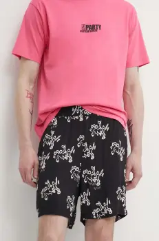 Vertere Berlin pantaloni scurti barbati, culoarea negru, VER P51 imagine