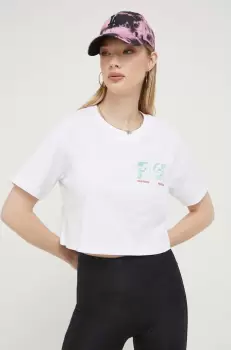 Vertere Berlin tricou din bumbac culoarea alb imagine