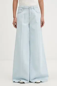 ViCOLO blugi wide leg pentru femei imagine