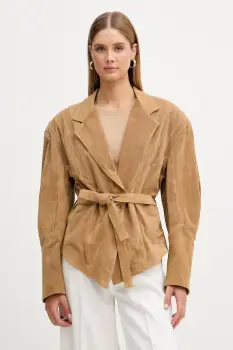 ViCOLO geaca kimono pentru femei, din piele imagine