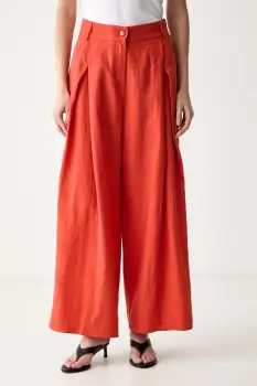 ViCOLO pantaloni culottes pentru femei din in imagine