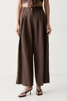 ViCOLO pantaloni culottes pentru femei din in imagine