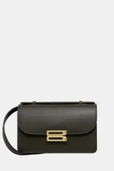 Victoria Beckham geanta de piele culoarea bej, B424AAC005976A imagine