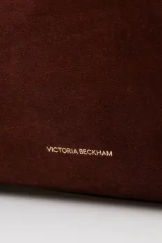 Victoria Beckham geanta de piele culoarea maro, B325AAC006914A imagine