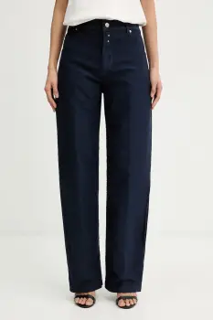 Victoria Beckham pantaloni de bumbac imagine