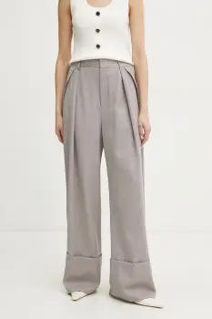 Victoria Beckham pantaloni de lana imagine