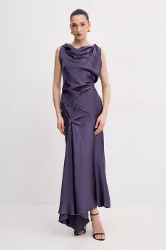 Victoria Beckham rochie drapata cu vascoza imagine