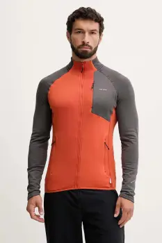 Viking bluza Birger culoarea portocaliu, cu imprimeu, 740/27/9285 imagine