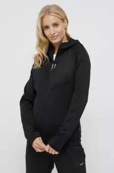 Viking Bluza femei, culoarea negru, material neted imagine