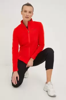 Viking hanorac Tesero femei, culoarea rosu, neted imagine