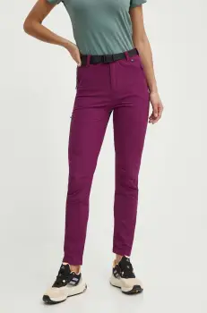 Viking pantaloni de exterior Expander femei, culoarea violet imagine
