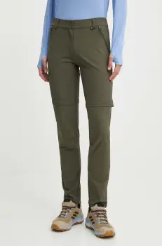 Viking pantaloni de exterior Rocklyn 2 in 1 culoarea verde imagine