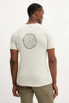 Viking tricou sport Rune culoarea bej, cu imprimeu, 500/27/2553 imagine