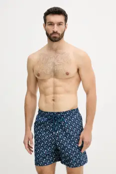 Vilebrequin pantaloni scurti de baie MOOREA culoarea bleumarin, MOOAB139 imagine