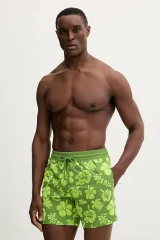 Vilebrequin pantaloni scurti de baie MOOREA culoarea verde, MOODD213 imagine