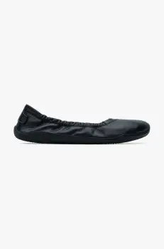 Vivobarefoot balerini de piele ASANA YIN culoarea negru, 209453 imagine