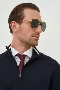 VOGUE ochelari de soare barbati, culoarea verde imagine