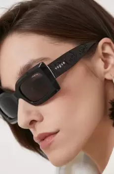 VOGUE ochelari de soare femei, culoarea negru imagine