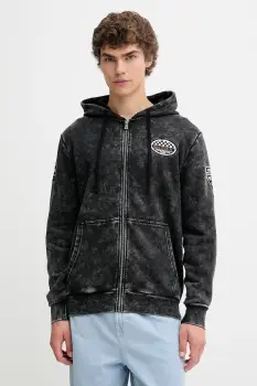 Von Dutch bluza culoarea negru, cu gluga, cu imprimeu, VD.1.SWZ.SOUL imagine