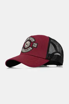 Von Dutch sapca culoarea bordo, VD.0.CAS1.BIK imagine