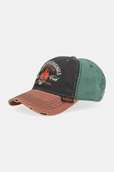 Von Dutch sapca de baseball din bumbac culoarea verde, VD.1.CB.RETRO imagine