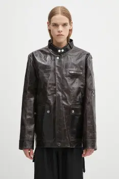 Wales Bonner geaca de piele Vision Leather imagine