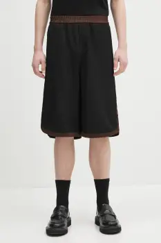 Wales Bonner pantaloni scurti din lana Ossie imagine