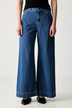 Weekend Max Mara blugi wide leg pentru femei WKDVEGA imagine