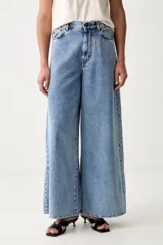 Weekend Max Mara blugi wide leg pentru femei WKDZATTERA imagine