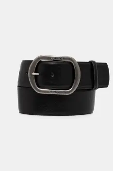 Weekend Max Mara curea de piele CLAVIER culoarea negru, 2525506025600 imagine