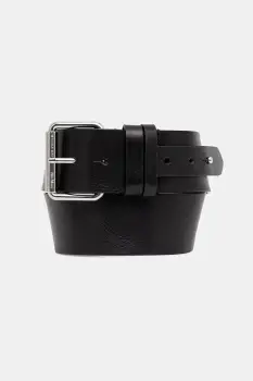 Weekend Max Mara curea de piele TEOREMA culoarea negru, 2525506074600 imagine