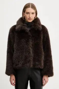 Weekend Max Mara geaca BRENTA culoarea maro, de tranzitie, 2525086013600 imagine