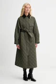 Weekend Max Mara geaca COCCOLE culoarea verde, de tranzitie, oversize, 2525496092600 imagine