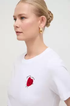 Weekend Max Mara geaca de lana culoarea bej, cu doua randuri de nasturi, neted imagine