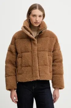 Weekend Max Mara geaca din amestec de lana ALFREDO culoarea maro, de iarna, oversize, 2525486062600 imagine