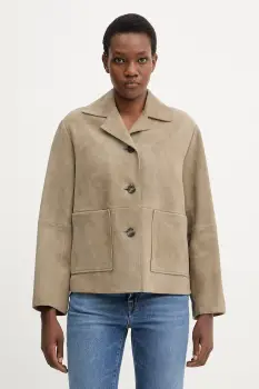 Weekend Max Mara geaca din piele intoarsa PALCHI imagine