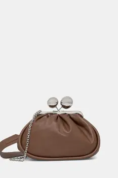 Weekend Max Mara geanta de piele MILVANEW culoarea maro, 2525516025600 imagine